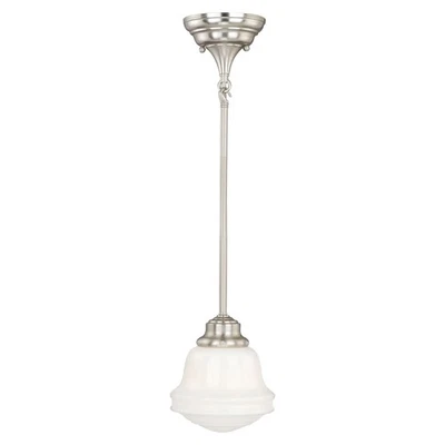 Vaxcel - Huntley 1-Light Mini Pendant in Farmhouse and Schoolhouse Style 15 - Image 1 of 4