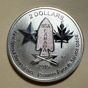 Canada 2015 1/2 Oz Silver  9999 Fine Silver - First Special Service Force - Picture 1 of 2