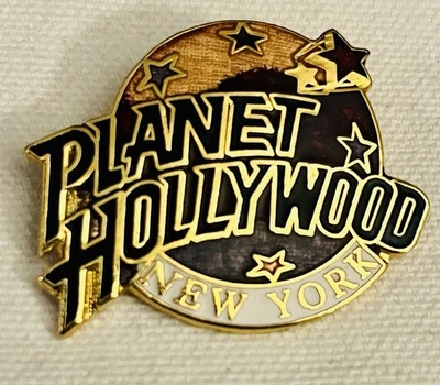 Planet Hollywood ‘New York’ Collectible Enamel Pin Restaurant Food - Image 1 of 4
