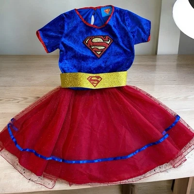 Rubie's Supergirl Halloween Costume Child Size Medium (8-10) Tulle Skirt - Image 1 of 4