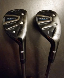 Callaway Rogue Hybrid Set (4H & 5H) Regular Aldila Synergy 60HY Graphite Shaft - Picture 1 of 10