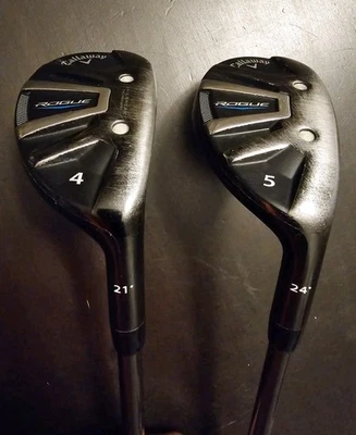 Callaway Rogue Hybrid Set (4H & 5H) Regular Aldila Synergy 60HY Graphite Shaft - Image 1 of 4