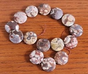 Lot 15: Natural Cherry Creek Jasper Stone Flat & Polished - Picture 1 of 5