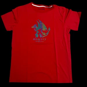 Charizard Charmander Fire Type Kalos Pokémon T-Shirt Red XXL Five C Japan Text - Picture 1 of 8