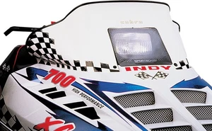 Powermadd 11123 Windshield 11.5in. White/Black Checks - Picture 1 of 1