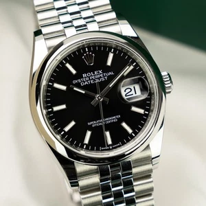 Rolex Datejust 36 Herrenuhr 126200 Edelstahl Weißgold - Full Set 2022 LC100 - Bild 1 von 18