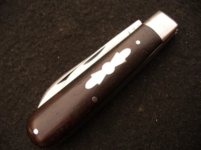 Vintage MAHER & GROSH Toledo, Ohio Big Ebony Jack Knife 1877-1988 Excellent Old! - Image 1 of 4