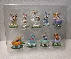 Disney Animated Spring Village Mickey Friends Goofy Pluto 9 Mini Figures Lot - Picture 1 of 12