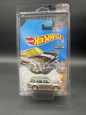 Vagón Hot Wheels Zamac 014 71 Datsun Bluebird 510 2017 envío combinado sin jaula antivuelco Foto 1 de 4