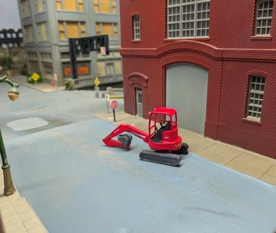 1/87 HO Scale Custom Built Kubota Mini Excavator. 3D Printed Resin Model - Image 1 of 4