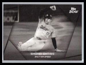 2024 Topps Black & White Shutter Speed SS6 Shohei Ohtani Dodgers MVP - Picture 1 of 6
