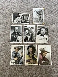 Lote de 8 postales fotográficas reales vintage - tema más occidental - Imagen 1 de 6