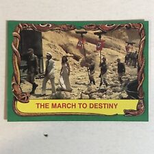 Raiders Of The Lost Ark Trading Card Indiana Jones 1981 #77 March To Destiny