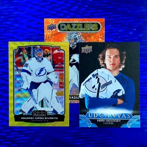 2022 OPC Andrei Vasilevskiy Yellow Surge #59 2023 Canvas C194 & Dazzlers DZ-92 - Bild 1 von 11