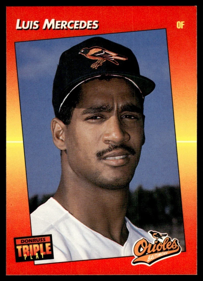 1992 Triple Play #145 Luis Mercedes Baltimore Orioles - Image 1 of 2