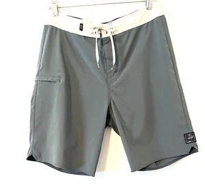 Vans Off The Wall Board Shorts Swim Trunks Mens Size 30 x 9 Gray w/ White Accent - Picture 1 of 6
