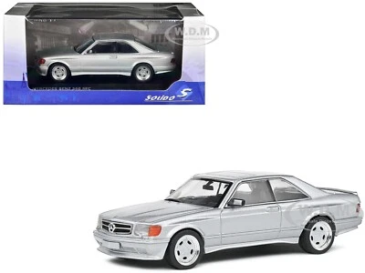 Mercedes-Benz 1990 560 seg AMG carrocería ancha plata 1/43 fundido a presión por Solido S4310903 Foto 1 de 4