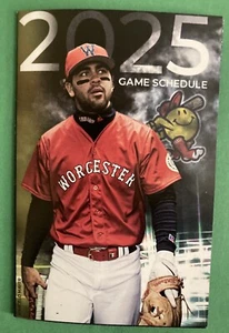 2025 Worcester Red Sox "2nd Edition" Baseball Pocket Schedule (International Lg) - Picture 1 of 2
