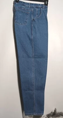 Pantalones de mezclilla para mujer Newport News talla 4 plisados tiro medio Foto 1 de 4