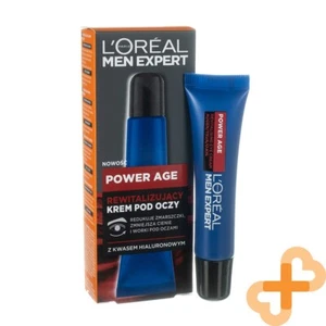 L'OREAL Men Expert Power Age Skin Strengthening Under Eye Cream 15ml Wrinkle - Picture 1 of 24