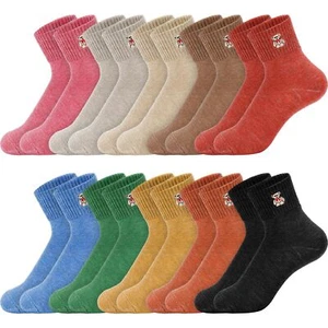 10 Pairs Socks Elastic Ankle Length Cotton Socks Aesthetic Socks Cute Socks L... - Picture 1 of 6