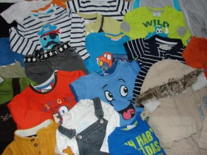 XXL Paket Jungen 74-80,Jacken,Latzhosen,Pullis,Hosen "27" - Bild 1 von 12