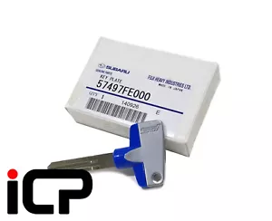JDM STi Titanium Blank Key Fits Subaru Impreza, Forester & Legacy 57497FE000 - Picture 1 of 2