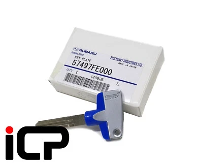 JDM STi Titanium Blank Key Fits Subaru Impreza, Forester & Legacy 57497FE000 - Image 1 of 2