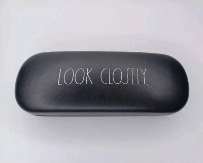 Estuche rígido para gafas de cuero sintético Look Closely Foto 1 de 4