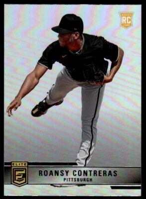 2022 PANINI ELITE BASEBALL Roansy Contreras Rookie Pittsburgh Pirates - Image 1 of 2