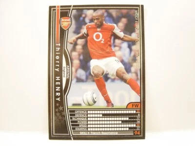 Panini WCCF 2004-05 Thierry Henry 1977 France　No.14 Arsenal FC England EPL #015 - Image 1 of 4