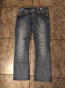Miss Me Damenjeans Stiefel Kreuz verzierte Taschen Gr. 30 (32x29) Artikel # 1445 - Bild 1 von 22