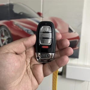 Audi  4-button remote PROXIMITY key fob WITH Comfort ACCESS IYZFBSB802 Used - Picture 1 of 20