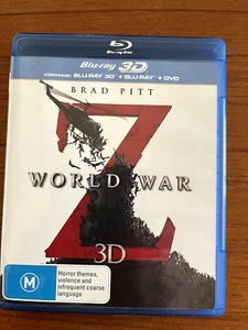 World War Z 3D Blu-Ray Disc & 2D Blu-ray Disc & DVD Disc (2013) M - Picture 1 of 5
