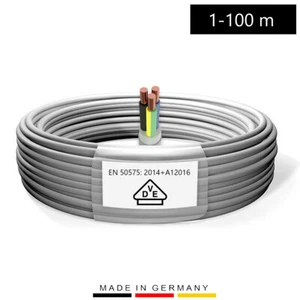 Stromkabel 3 Adrig NYM Mantelleitung Kabel Elektrokabel 3x2,5 / 3x1,5 mm ab 1 m - Bild 1 von 7