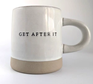 Hearth and Hand by Magnolia "Get After It" 16 oz Coffee Tea Mug Stoneware - Picture 1 of 7