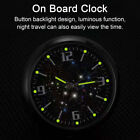 1x Luminous Stick-On Digital Night Clock Car Interior Dashboard Air Outlet Mount