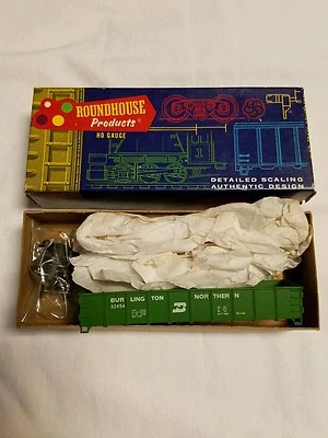 HO Roundhouse Burlington Northern 40' Góndola Kit Coche Tren 1350 CAJA  Foto 1 de 4
