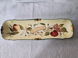 Certified International La Toscana Pamela Gladding Bread Tray - Picture 1 of 5
