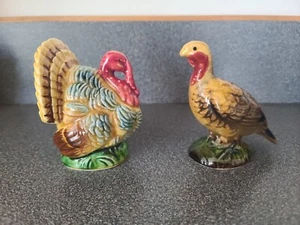 Vintage Japan Tom Truthahn Henne Salz/Pfefferstreuer Thanksgiving Lefton Napcoware - Bild 1 von 5