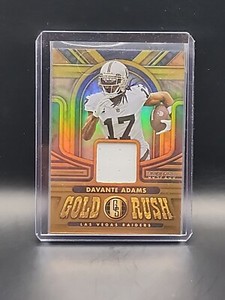2023 Gold Standard Davante Adams Gold Rush Patch /299 SSP Raiders 