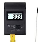 Thermocouple Probe Black K Type TM-902C Digital LCD Temperature Detector