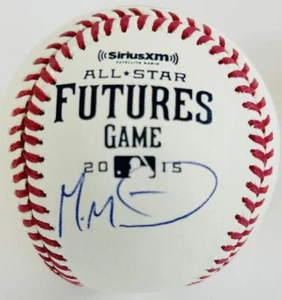 MANUEL MARGOT SIGNED 2015 FUTURES GAME LOGO BASEBALL PADRES RAYS AUTOGRAPH J4 - Picture 1 of 1