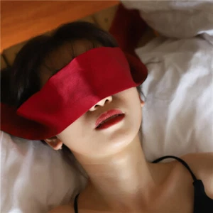 Sexy Soft Eye Mask Blindfold Handcuffs BDSM Bondage Fetish Couple Roleplay - Picture 1 of 12