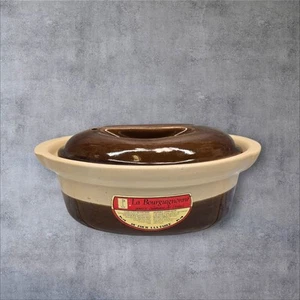 La Bourguignonne Poterie Small Casserole Dish / Pate Terrine Rustic French 8 - Picture 1 of 11