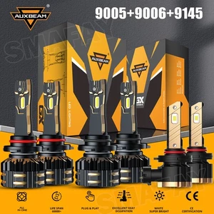 For Jeep Grand Cherokee 1999-2010 LED Headlight Bulbs High/Low/Fog White/Yellow - Picture 1 of 19