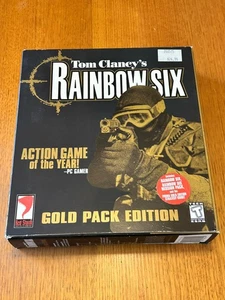 Rainbow Six Tom Clancy's Gold Pack Edition (PC, 2001) Big Box CIB - Picture 1 of 3