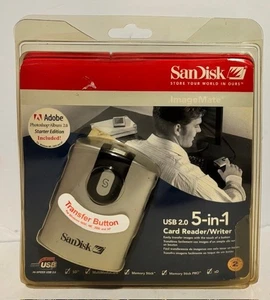 Lector/escritor de tarjetas SanDisk USB 2.0 5 en 1 ¡NUEVO! - Imagen 1 de 2