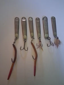 Salt Water Lures Group Of 6 Hopkins Metal Lures Differnt Ozs - Picture 1 of 7