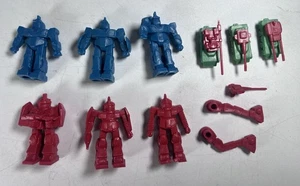 De colección Batalla de BI-TRONS Robot Juguetes Rojo Malvado Roundbot Azul Squarebot Hong Kong - Imagen 1 de 1